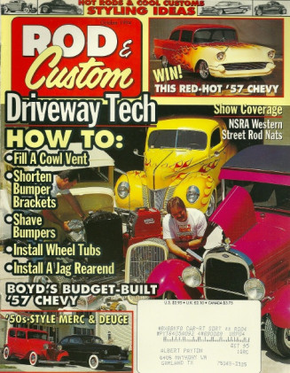 ROD & CUSTOM 1994 OCT - NOSTALGIC HOT RODS & COOL CUSTOMS, JAG REAR-END*